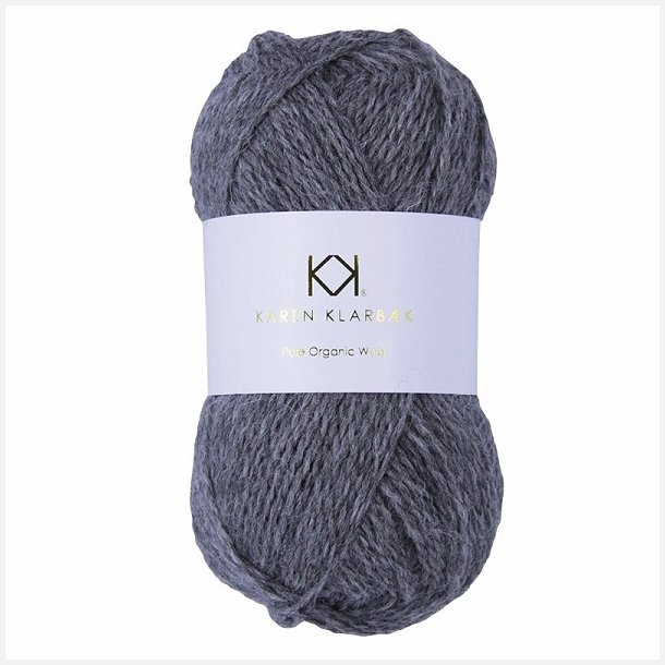 Karen Klarbk Pure Organic Wool - Grey Melange